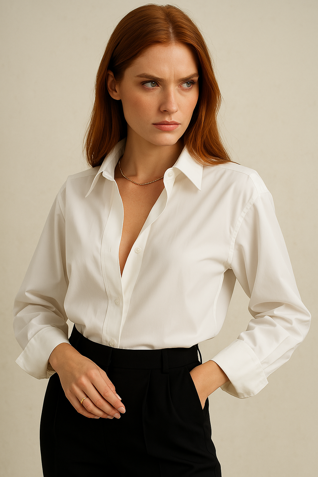 Olivia Bennet | Organic Cotton Women's Classic Blouse