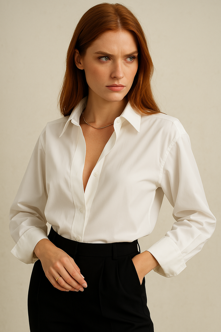 Olivia Bennet | Organic Cotton Women's Classic Blouse