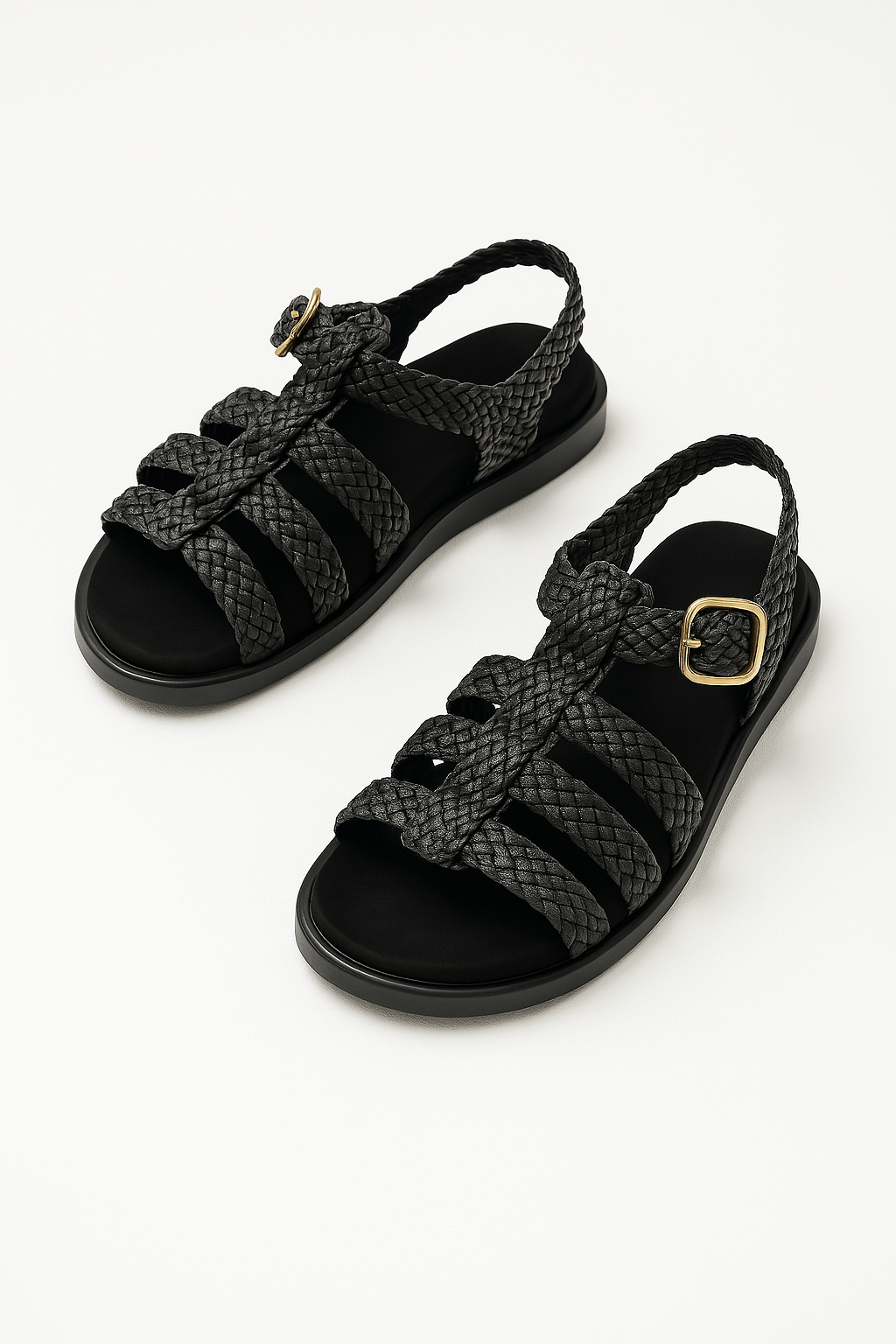 Olivia Bennet | Woven Sandals for Women in Natural Color