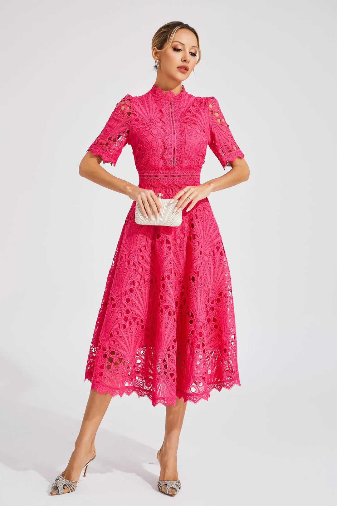 Willow | Women's Lace Midi Dress