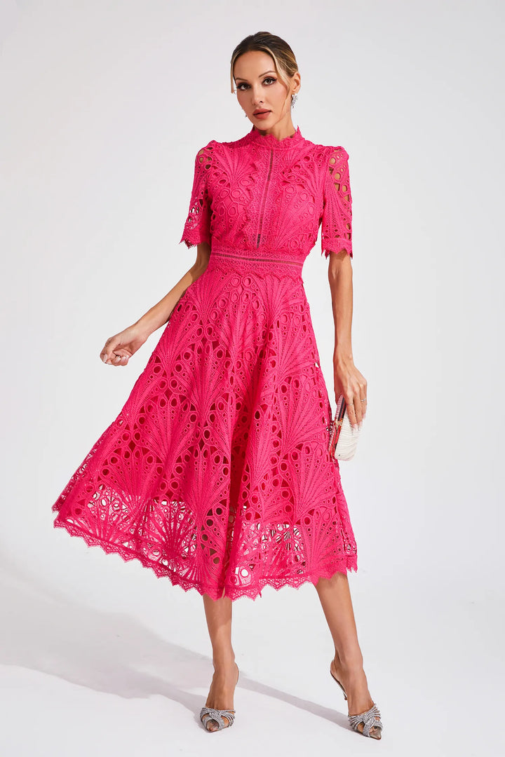 Willow | Women's Lace Midi Dress