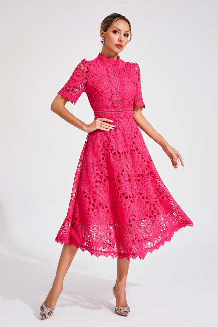 Willow | Women's Lace Midi Dress