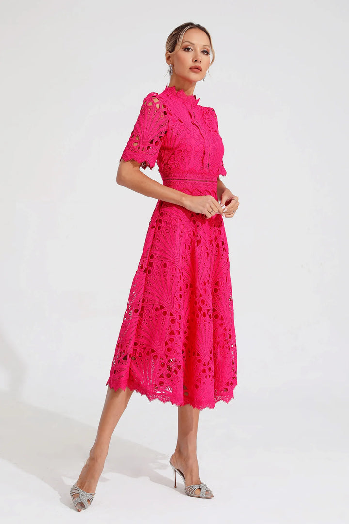 Willow | Women's Lace Midi Dress