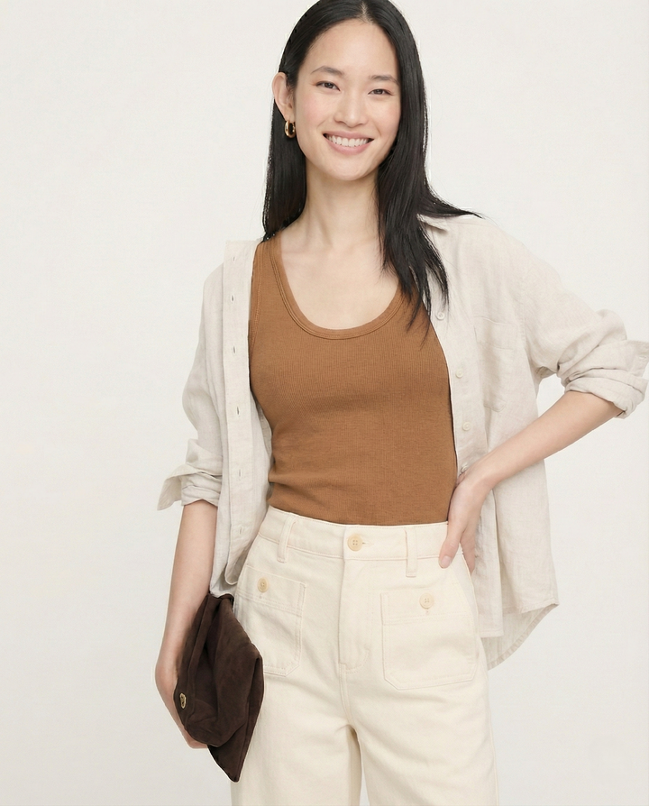 Olivia Bennet | Classic Wide-Leg Jean for Women in Denim Blue