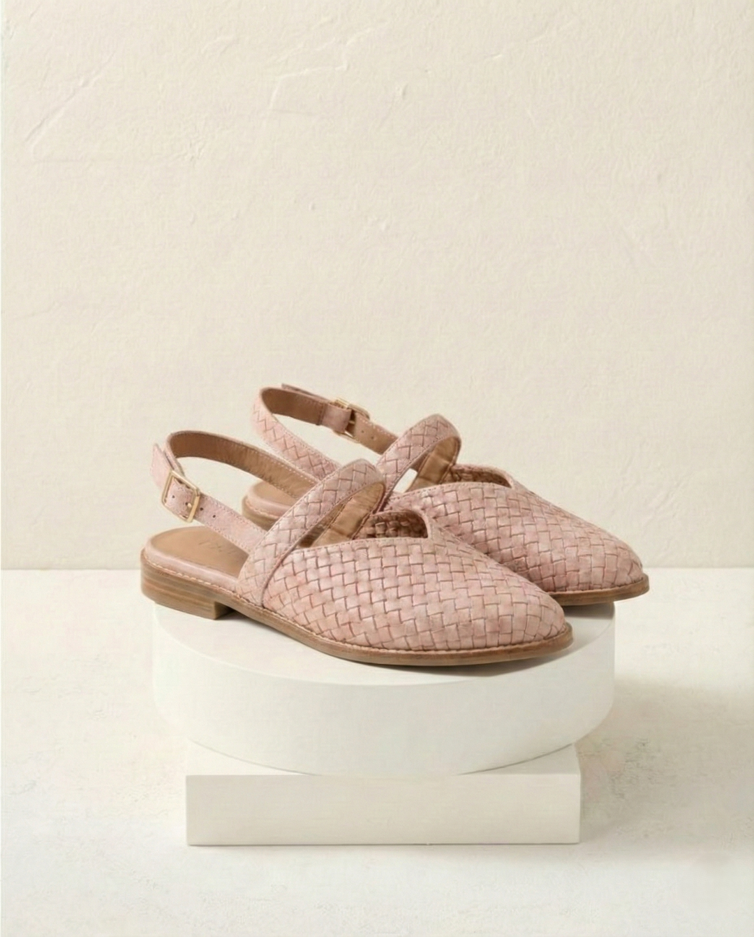 Olivia Bennet | Woven Leather Flats for Women