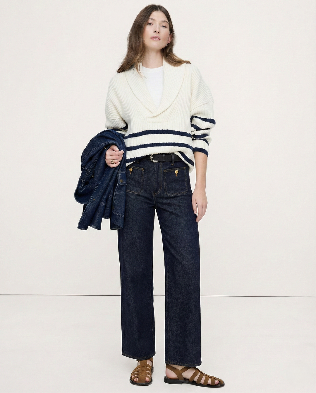 Olivia Bennet | Classic Wide-Leg Jean for Women in Denim Blue