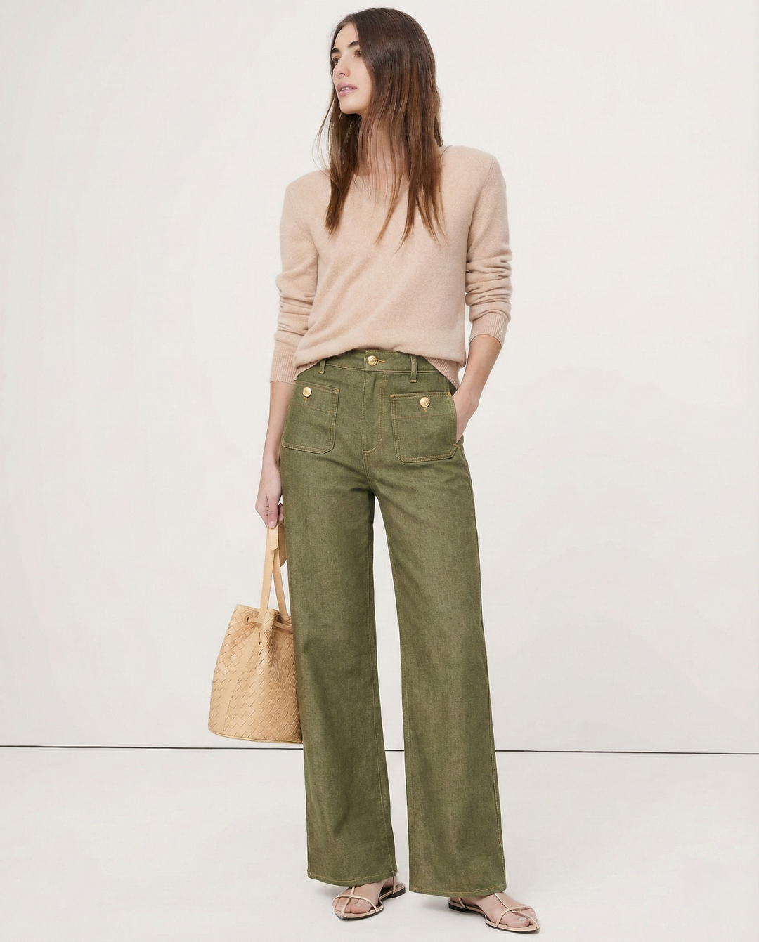 Olivia Bennet | Classic Wide-Leg Jean for Women in Denim Blue