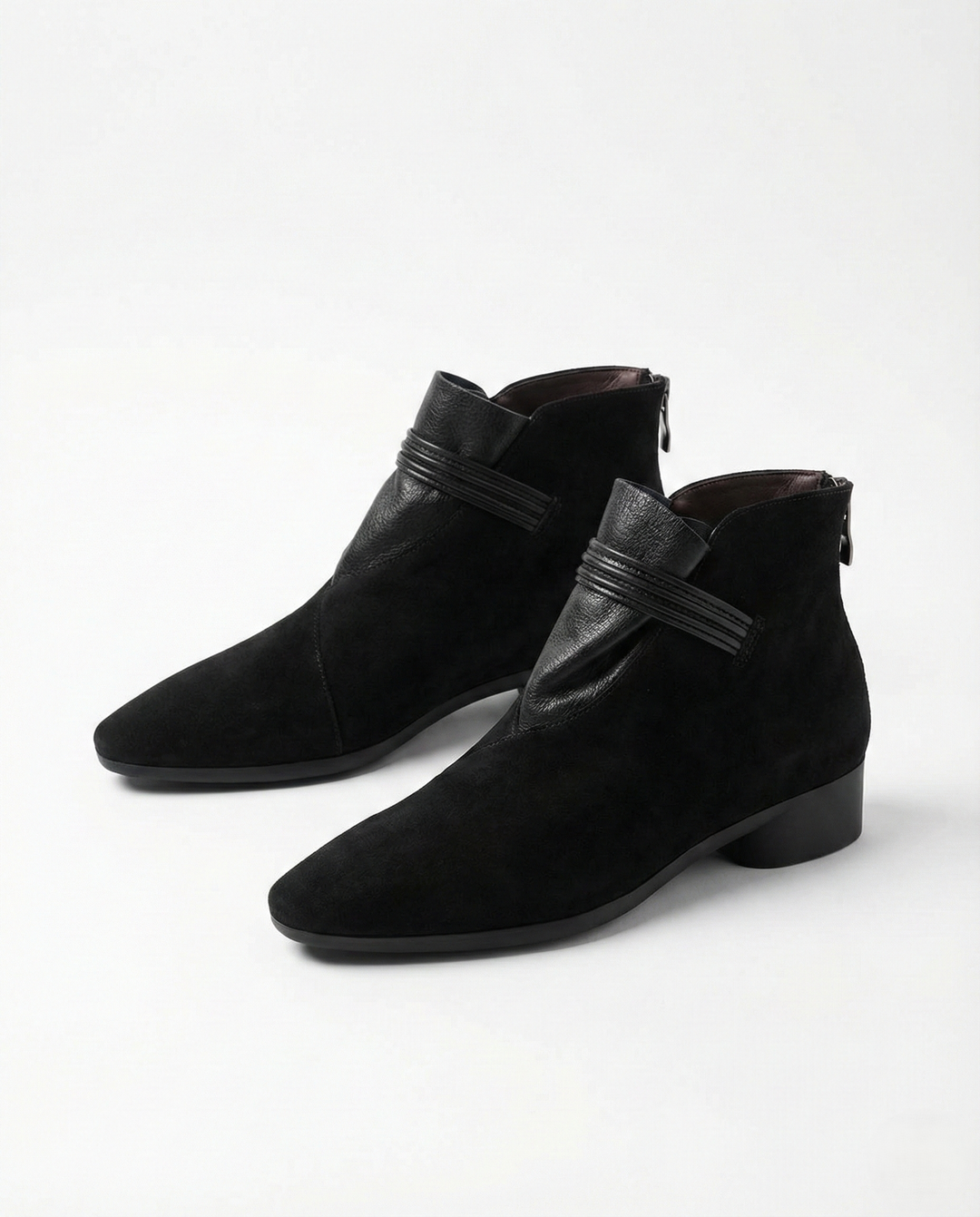 Olivia Bennet | Italian Crest Suede Boots for Women