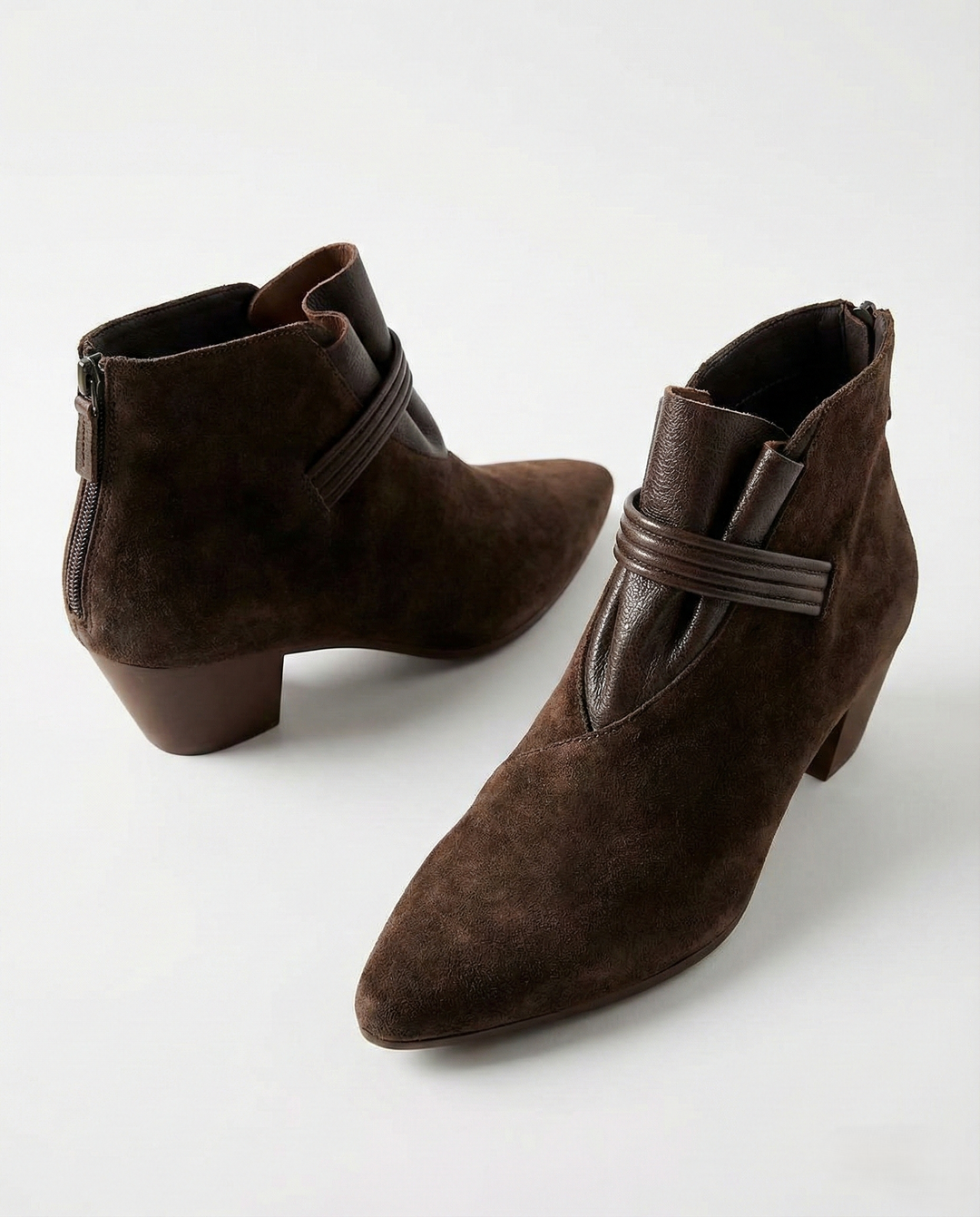 Olivia Bennet | Italian Crest Suede Boots for Women