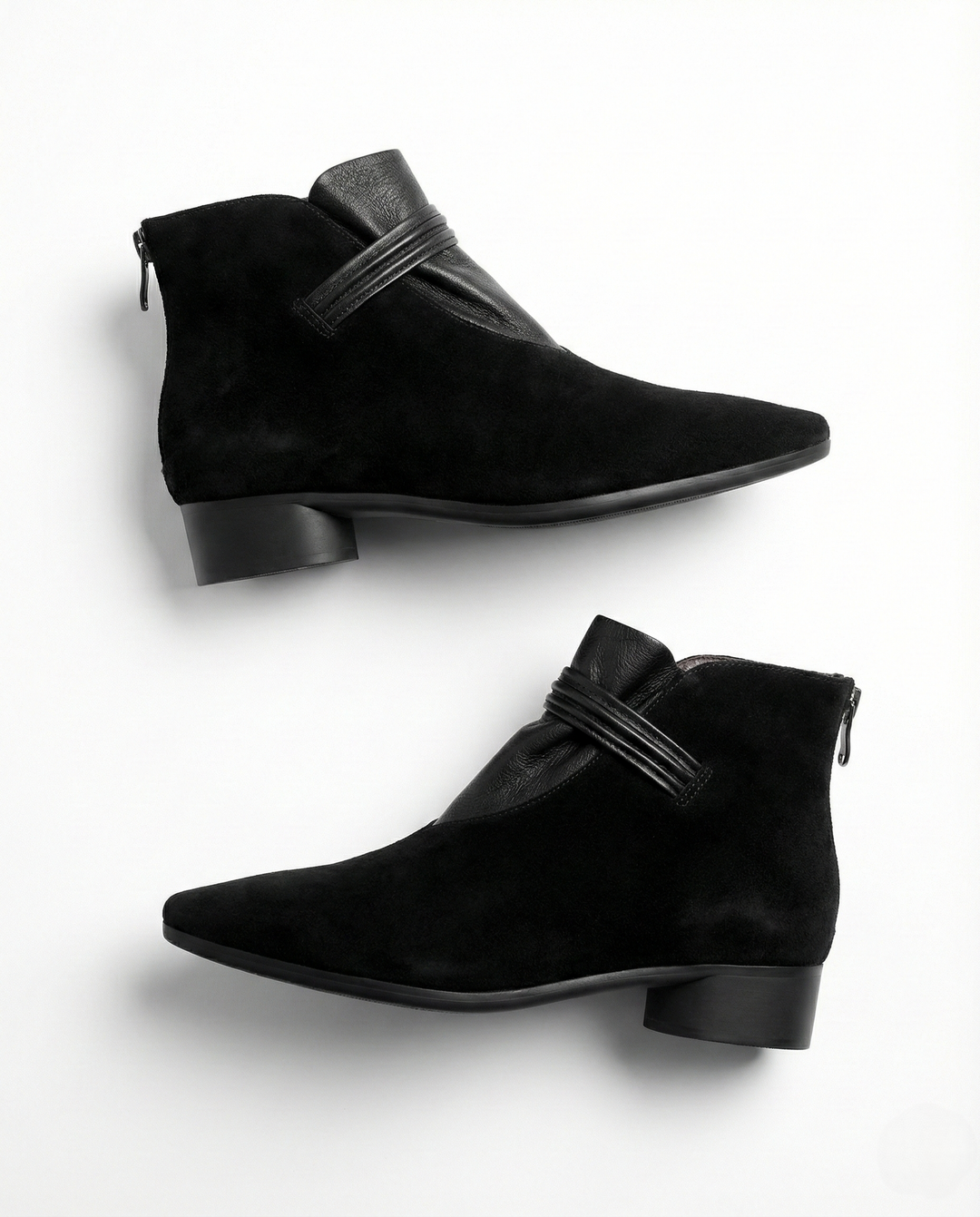Olivia Bennet | Italian Crest Suede Boots for Women