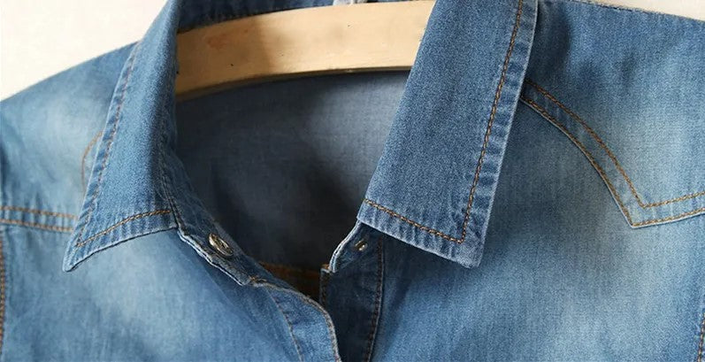 Olivia Bennet | Denim Crop Top for Women in Summer Fit