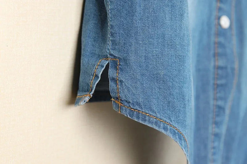 Olivia Bennet | Denim Crop Top for Women in Summer Fit