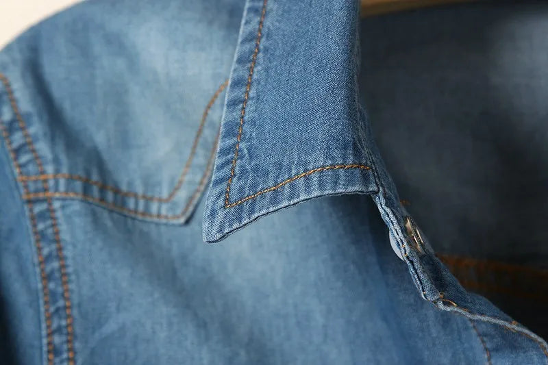 Olivia Bennet | Denim Crop Top for Women in Summer Fit