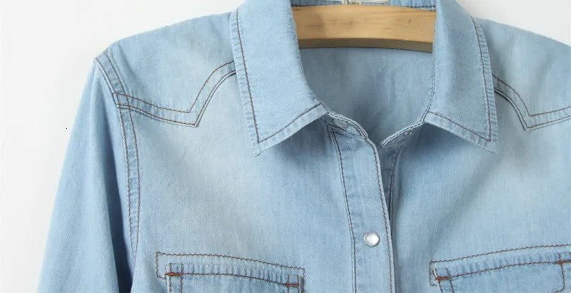 Olivia Bennet | Denim Crop Top for Women in Summer Fit