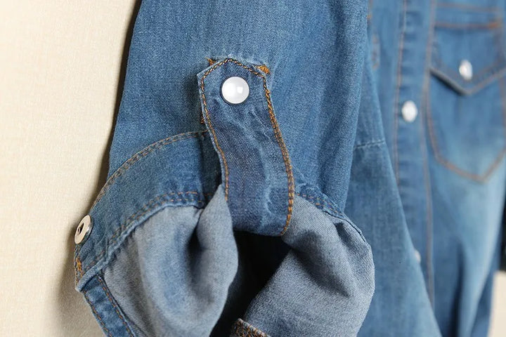 Olivia Bennet | Denim Crop Top for Women in Summer Fit