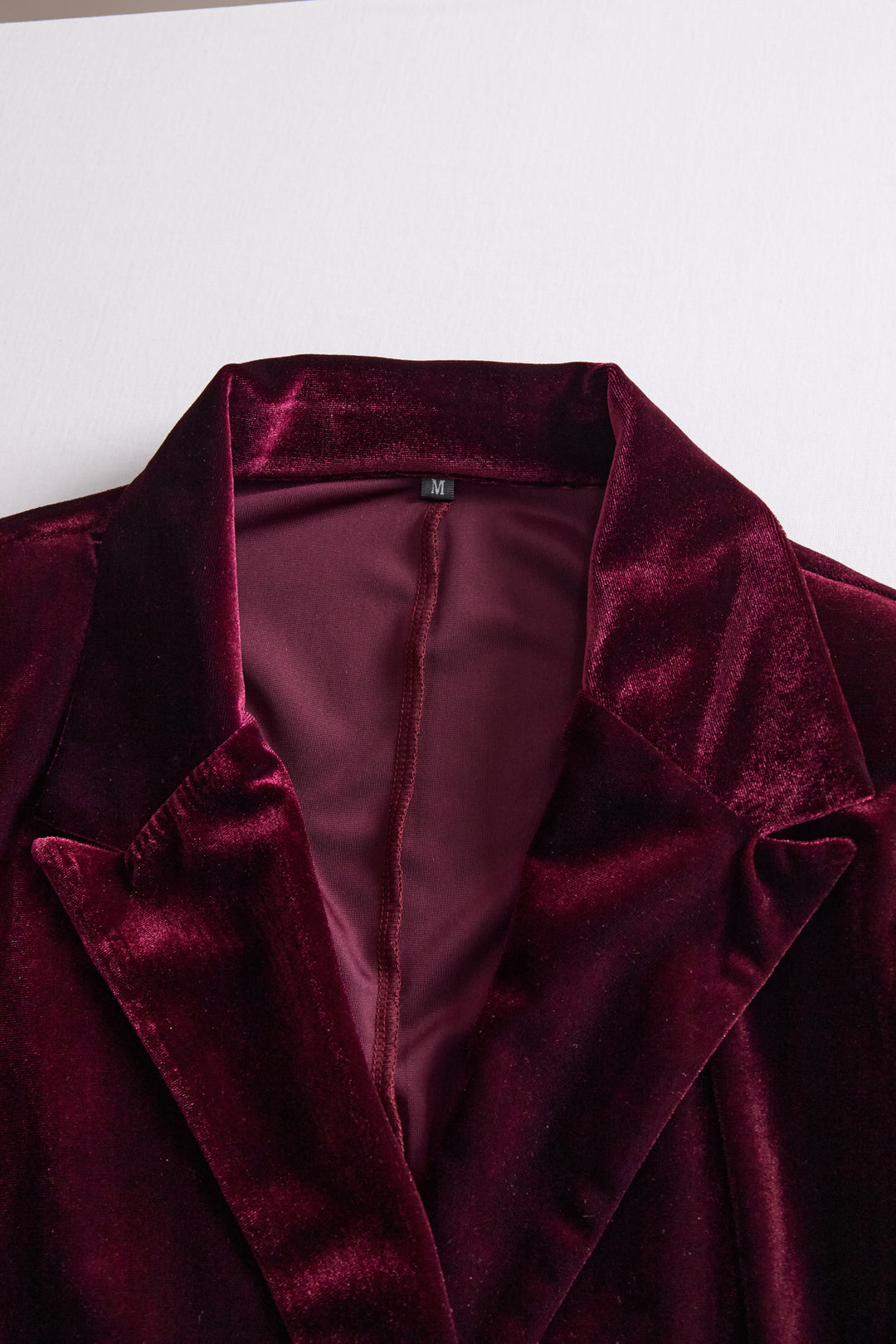 Olivia Bennet | Midnight Long-Sleeve Gold-Trim Velvet Dress