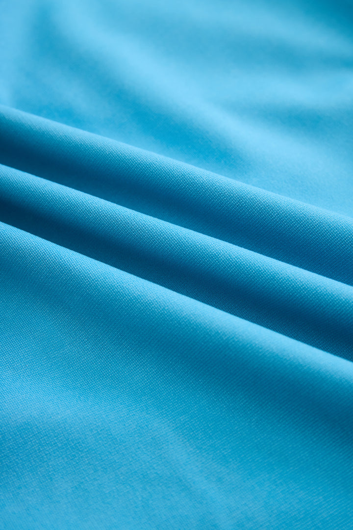 Olivia Bennet | Ocean Blue Colorblock Midi Dress