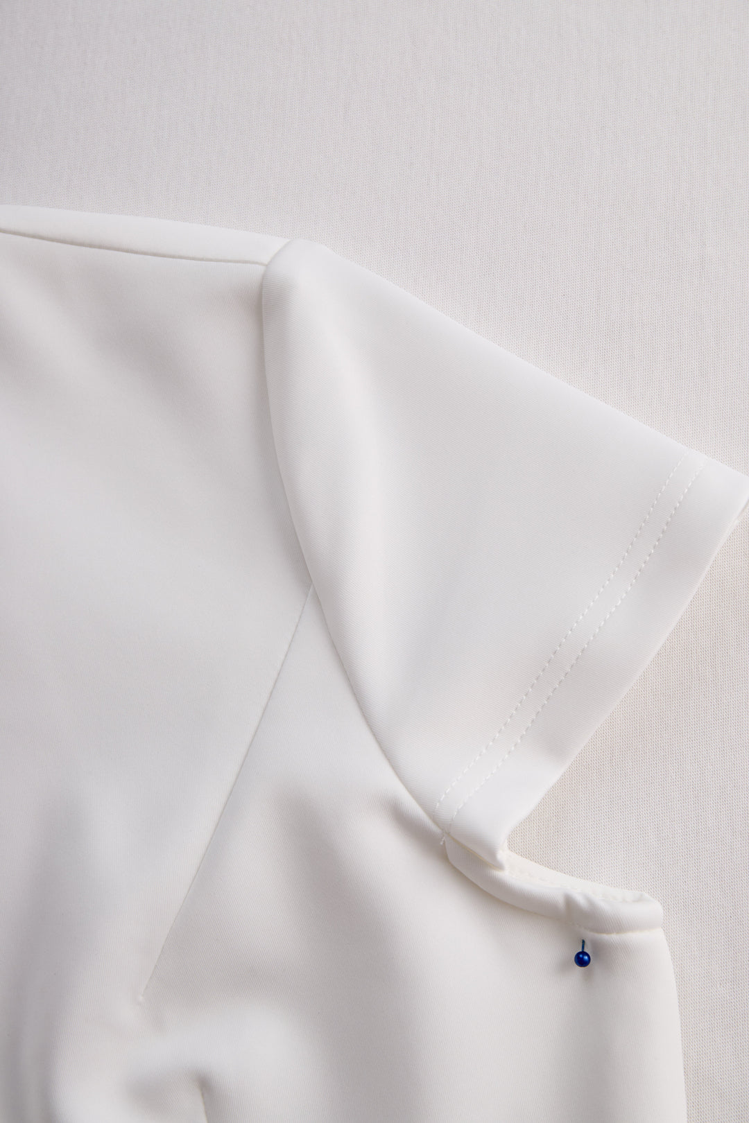 Olivia Bennet | White Tailored Wrap Dress