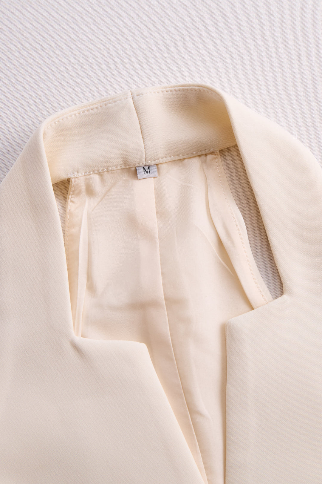 Olivia Bennet | Ivory Sleeveless Button-Front Cotton-Blend Midi Dress
