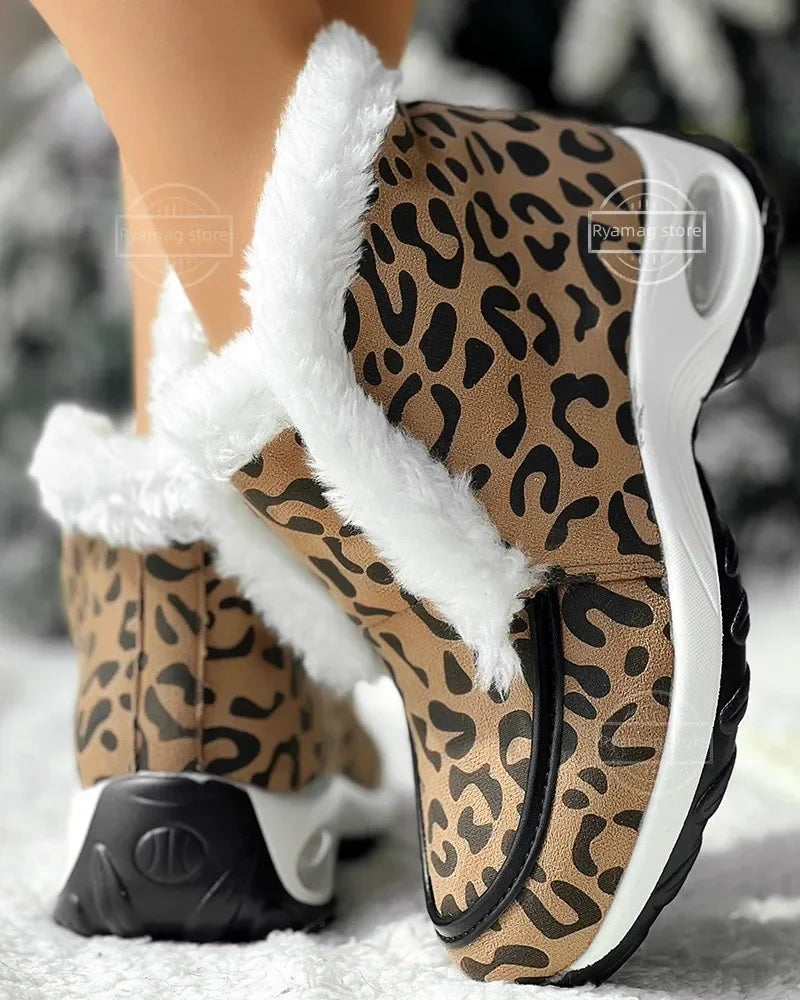 Vegan Leather Casual Ankle Boots