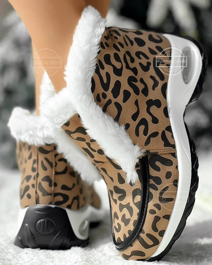 Vegan Leather Casual Ankle Boots