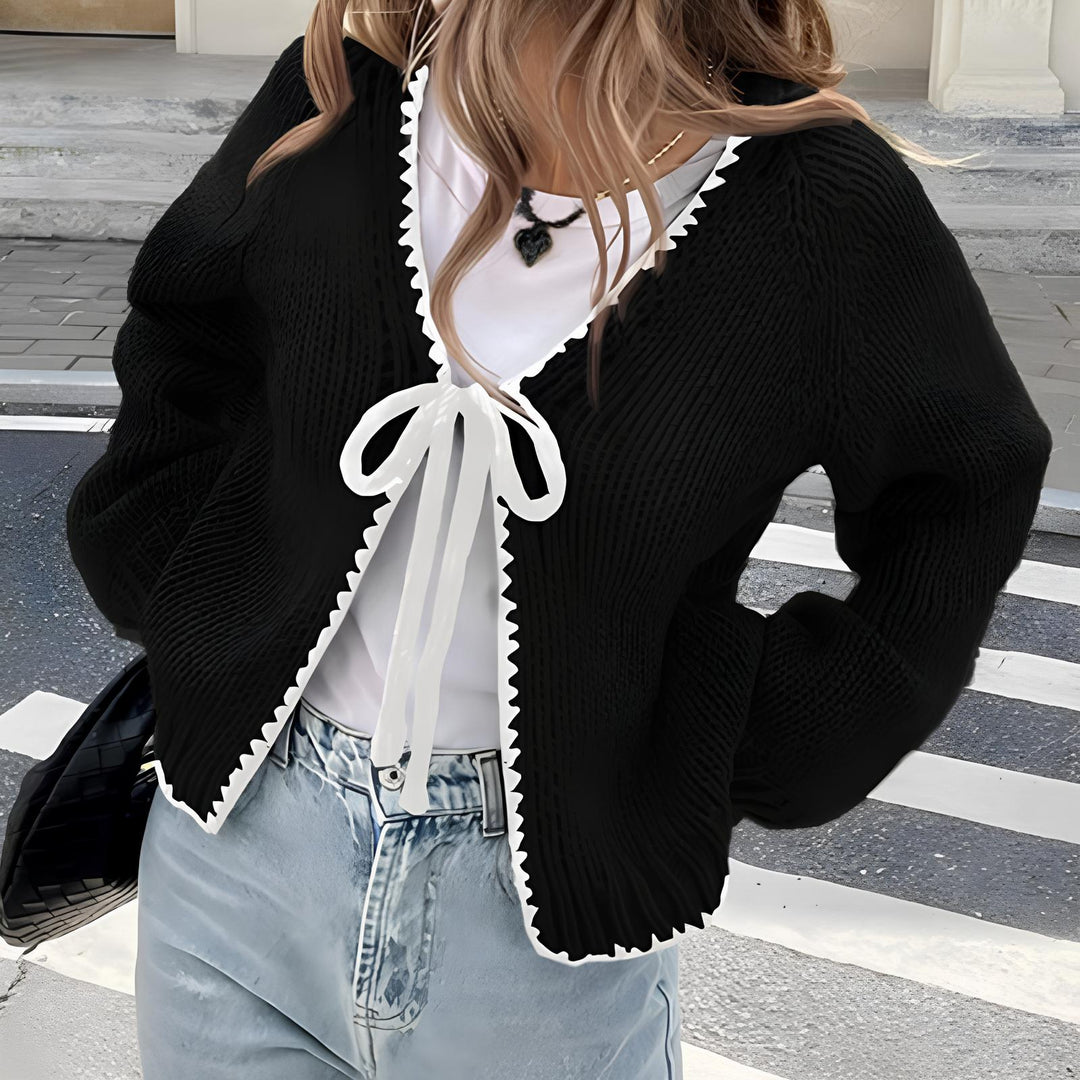 ALULAH™ - Chic Ribbon Cardigan
