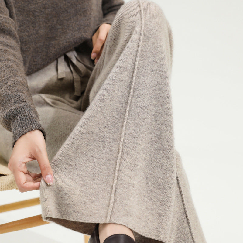Olivia Bennet | Classic Wool Trousers for Women