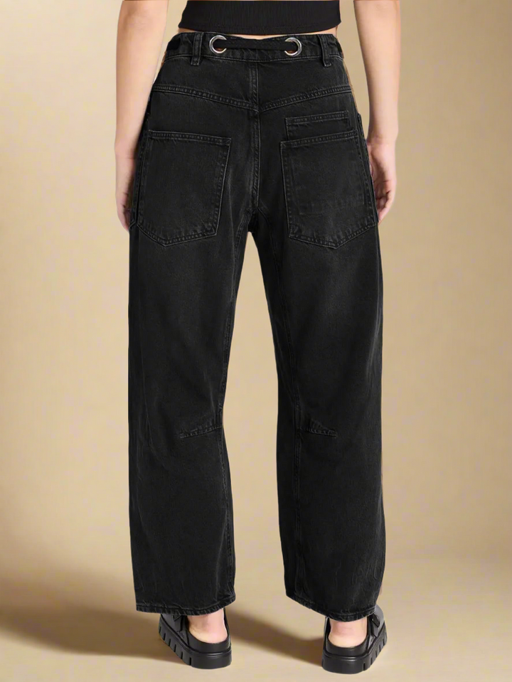Olivia Bennet | Artisan Pants for Women in Natural Fabric, Relaxed Fit, Beige