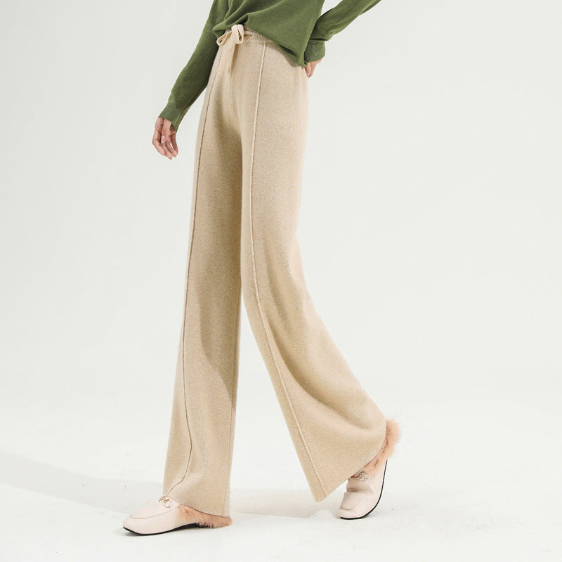 Olivia Bennet | Classic Wool Trousers for Women