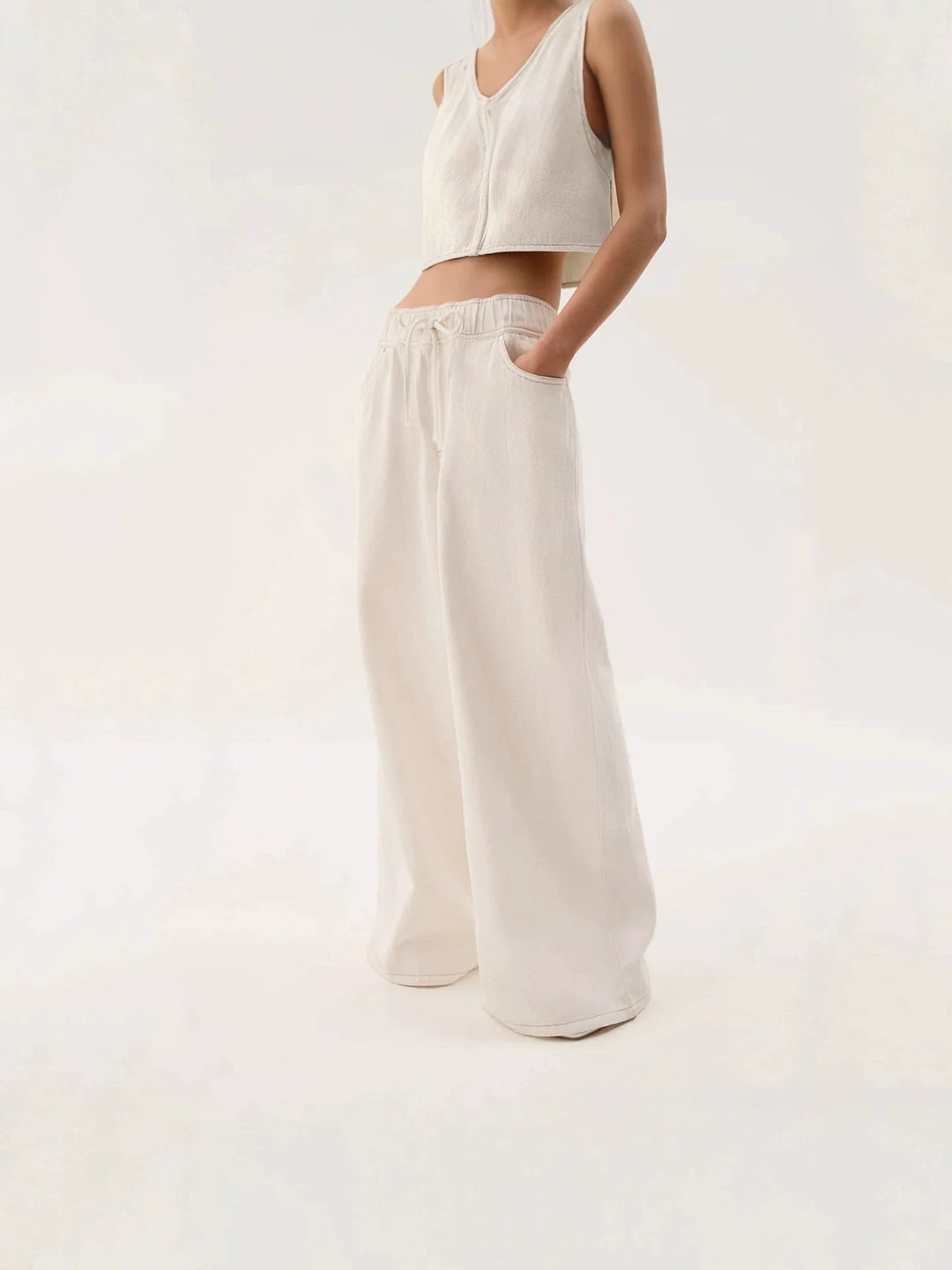 Olivia Bennet | Wide-Leg Jean for Women in Denim Blue