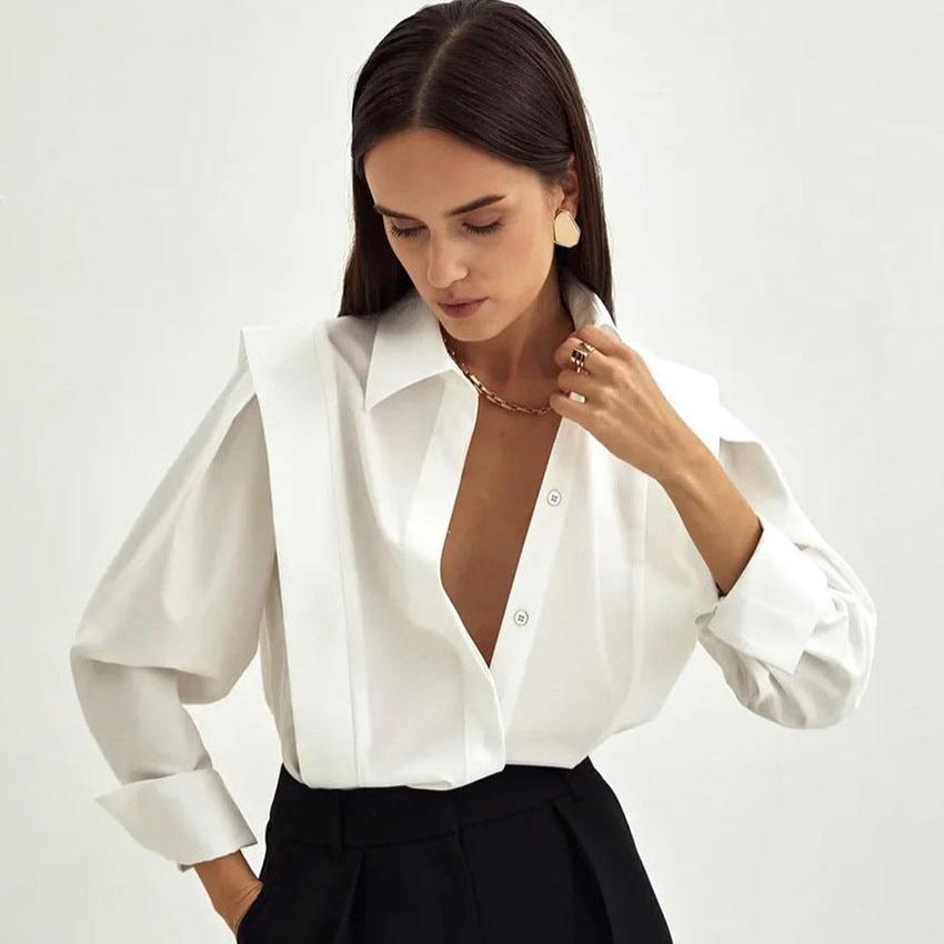 Olivia Bennet | Organic Cotton Women's Classic Blouse