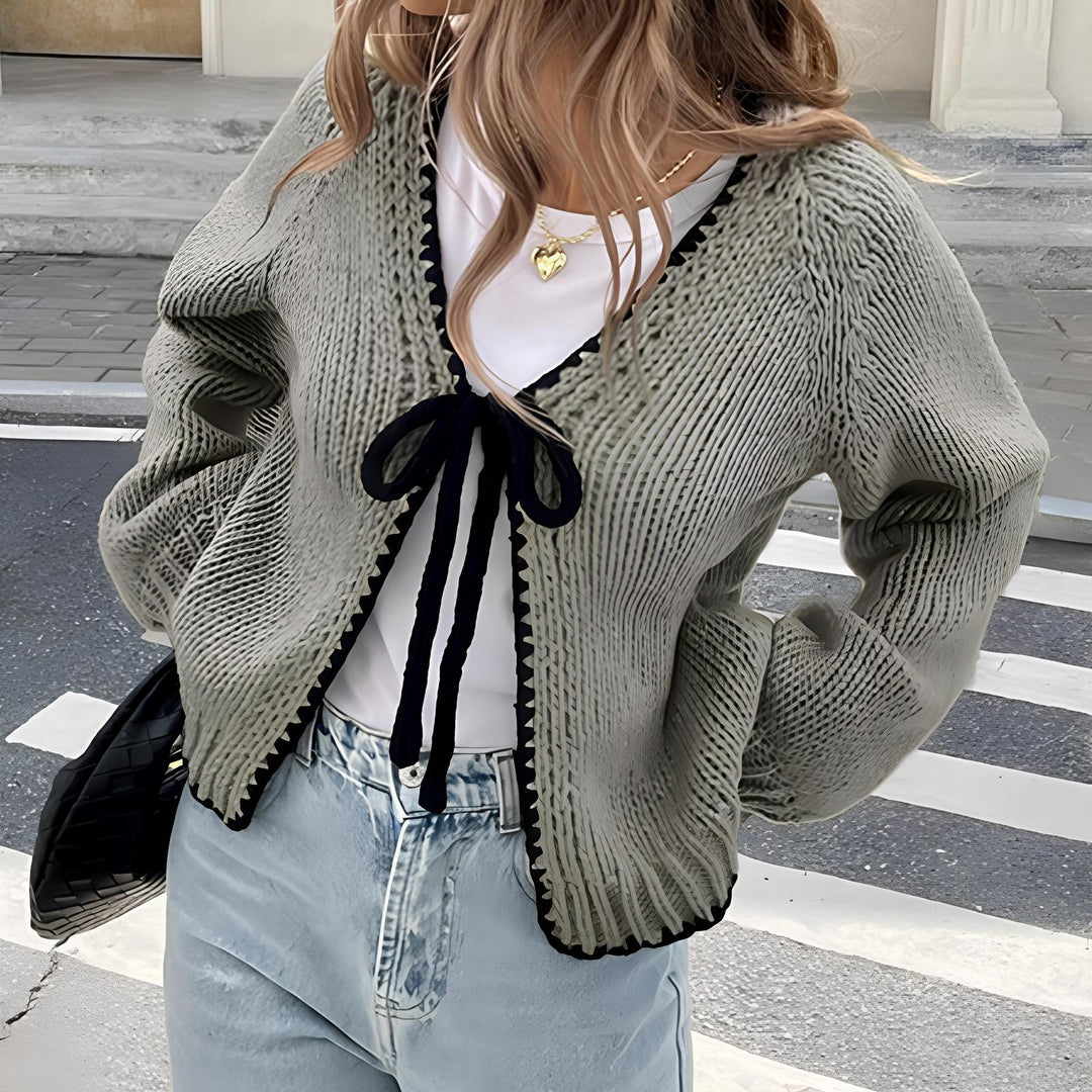 ALULAH™ - Chic Ribbon Cardigan