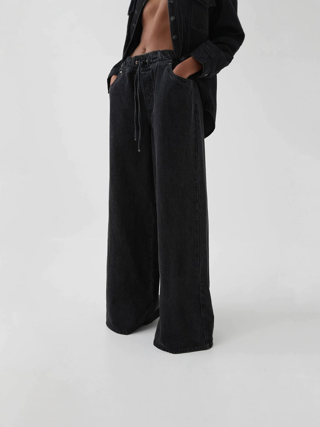 Olivia Bennet | Wide-Leg Jean for Women in Denim Blue