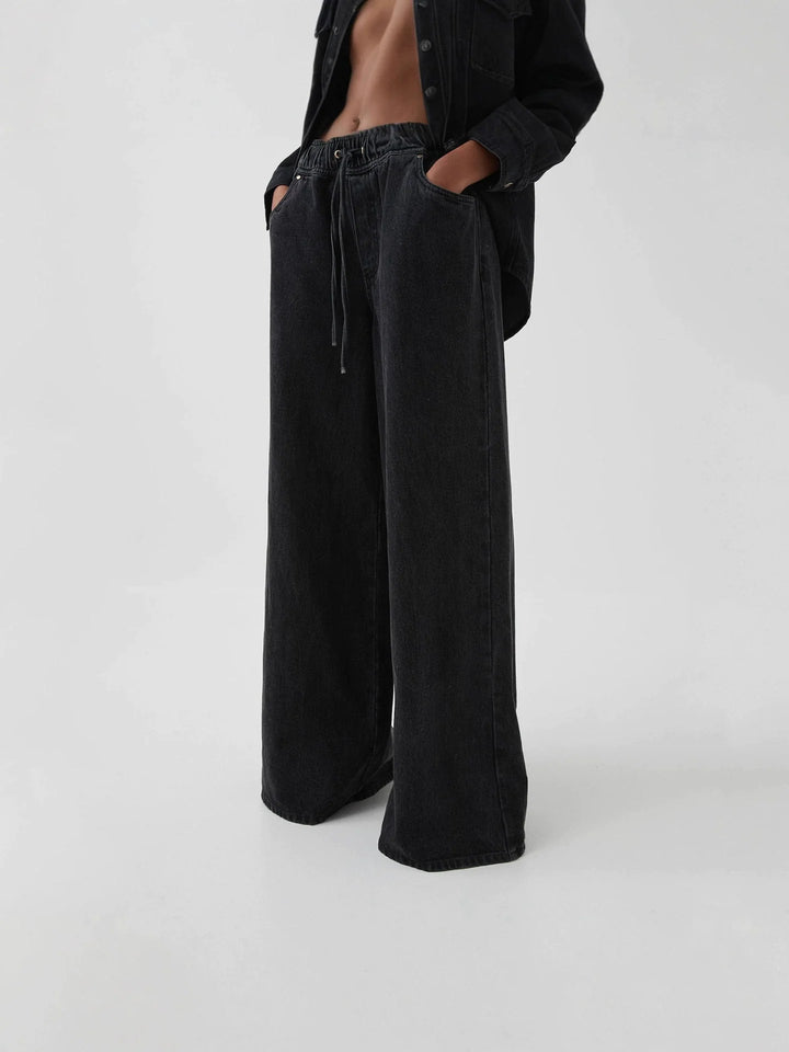 Olivia Bennet | Wide-Leg Jean for Women in Denim Blue