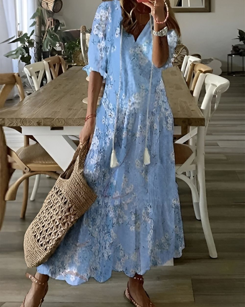 Women Boho Covering Dress