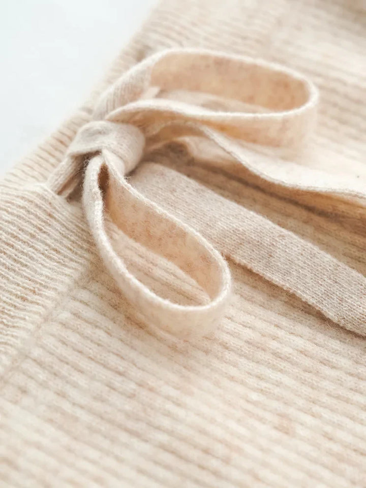 Olivia Bennet | Wool Wide Leg Pants for Women