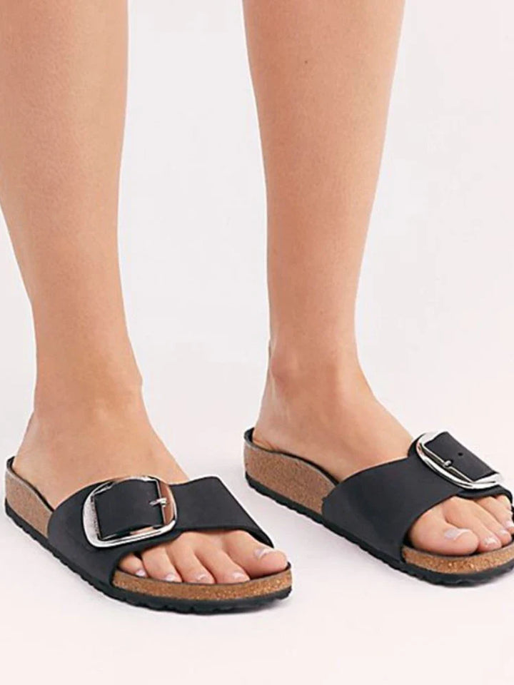 Olivia Bennet | Cork Slides for Women