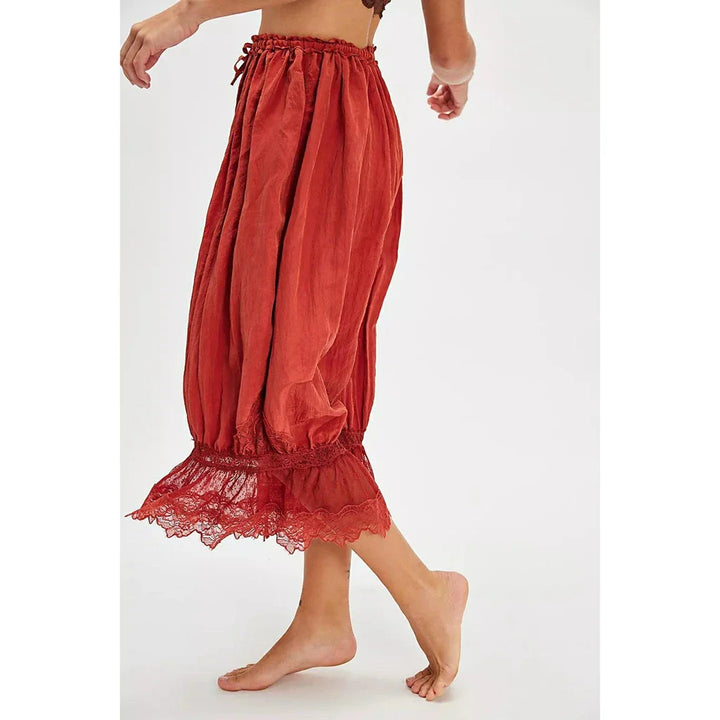 Olivia Bennet | Lace Lantern Pants for Women