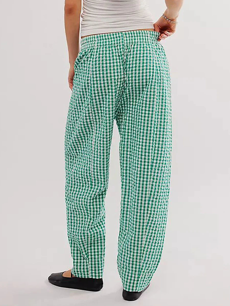 Olivia Bennet | Lounge Pants for Women in Soft Fabric, Relaxed Fit, Gray