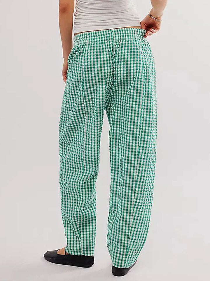 Olivia Bennet | Lounge Pants for Women in Soft Fabric, Relaxed Fit, Gray