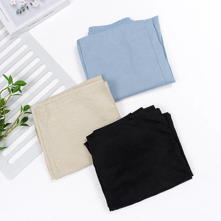 Olivia Bennet | Linen Lounge Pant for Women in Natural Fit