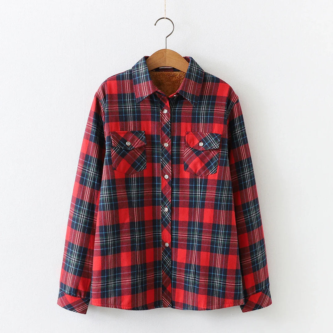 Olivia Bennet | Classic Plaid Throw Blanket