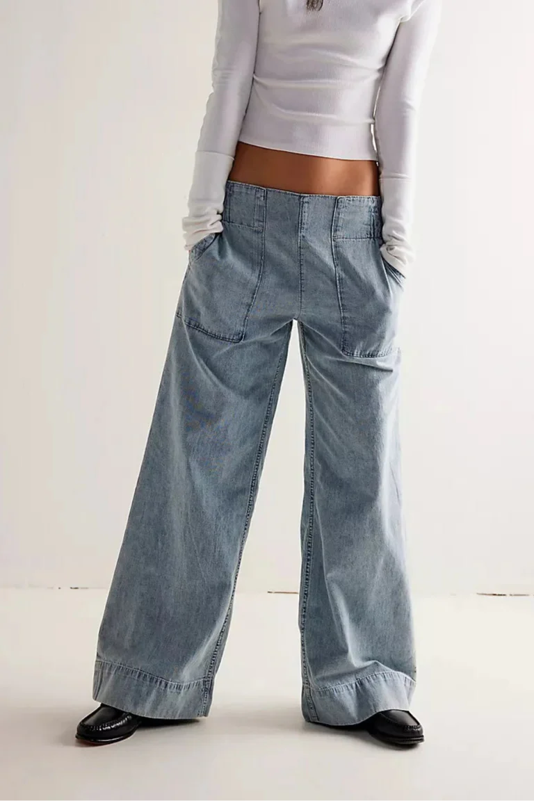 Olivia Bennet | Wide-Leg Denim Jeans for Women