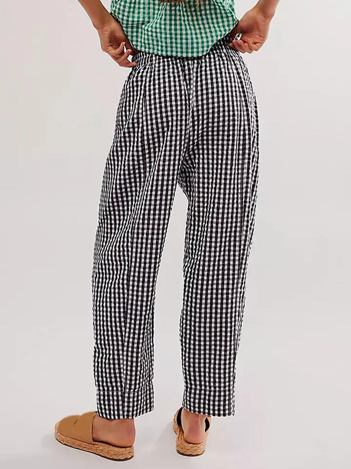 Olivia Bennet | Lounge Pants for Women in Soft Fabric, Relaxed Fit, Gray