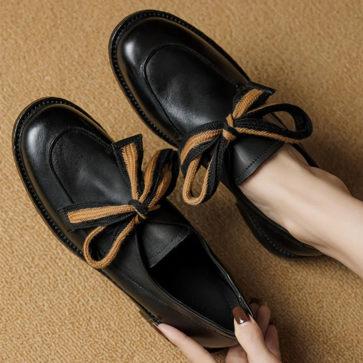 Olivia Bennet | Classic Leather Loafers for Women
