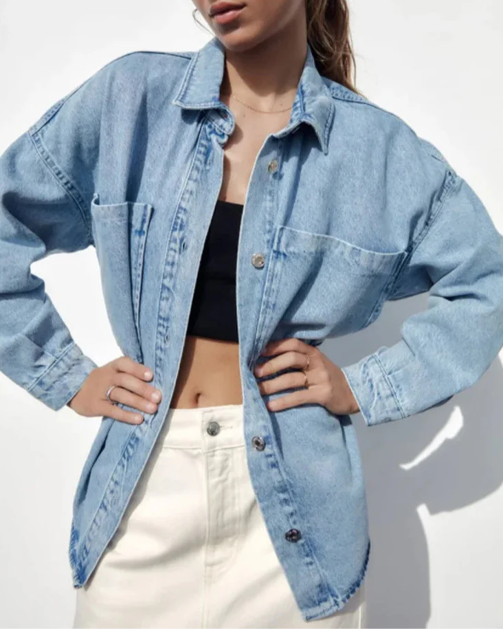 Olivia Bennet | Casual Denim Jacket for Women