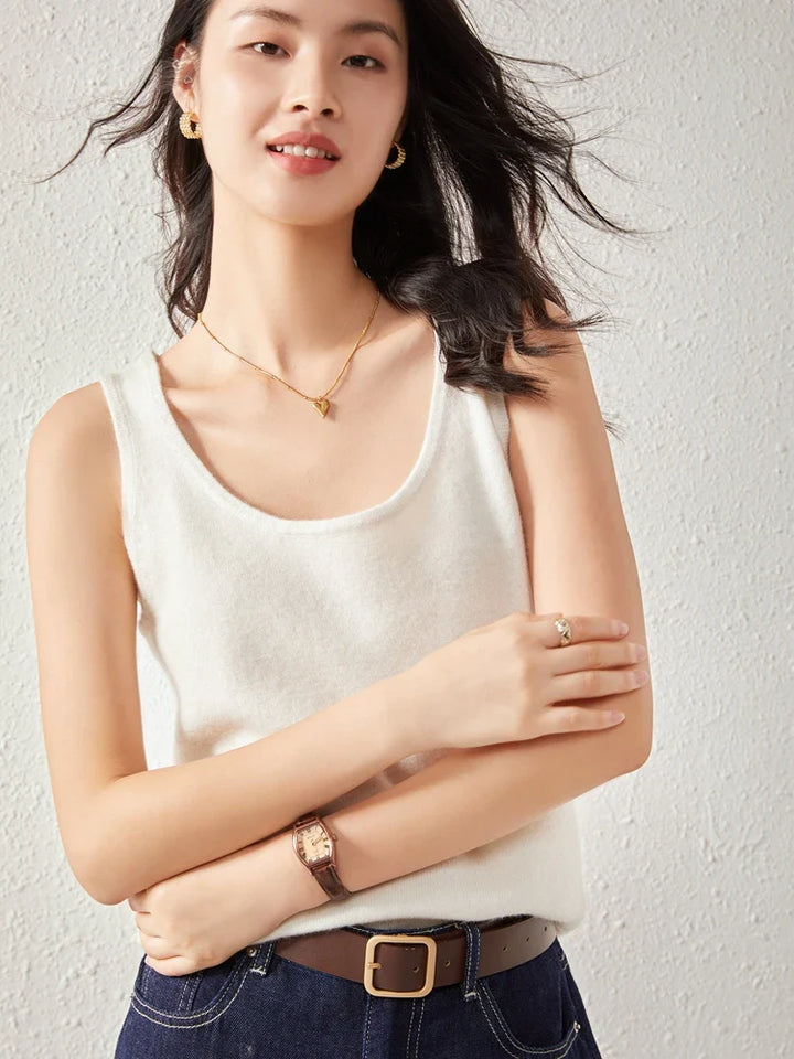 Olivia Bennet | Cashmere O-Neck Sweater for Women