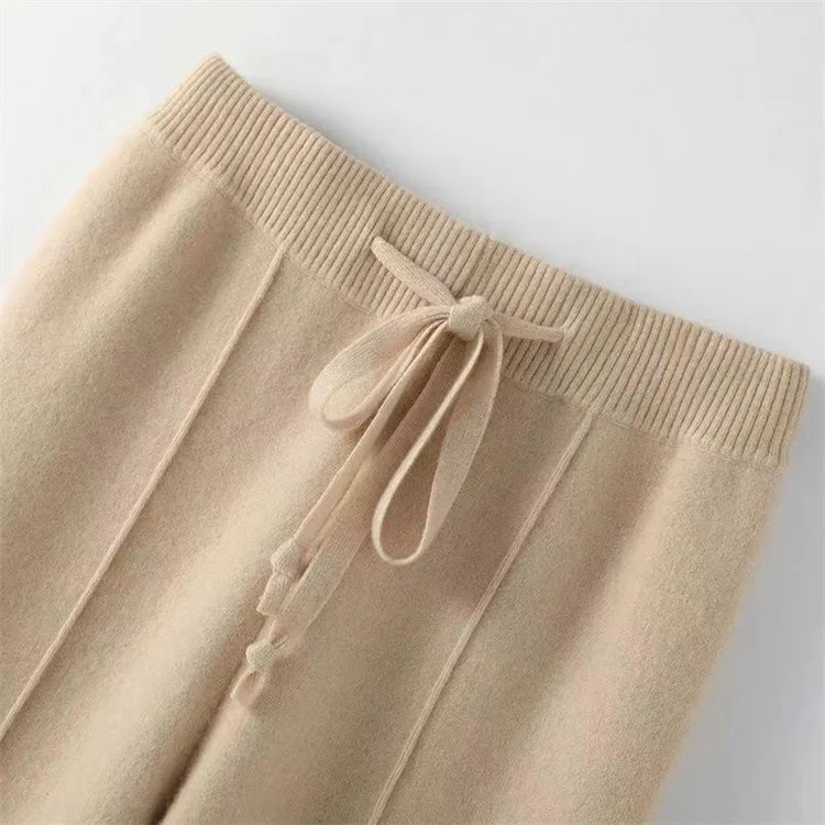 Olivia Bennet | Classic Wool Trousers for Women