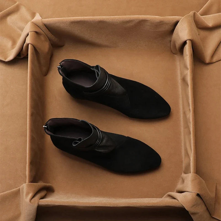 Olivia Bennet | Italian Crest Suede Boots for Women
