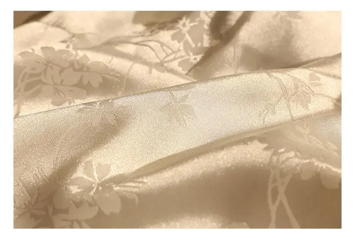 Olivia Bennet | Satin Corset for Women in Jacquard Style